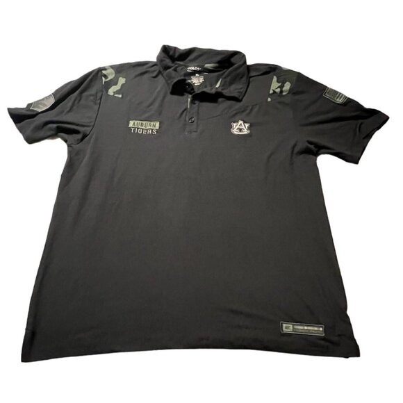 Colosseum Black Loyola AUBURN Tigers OHT Military Appreciation Sierra Polo Shirt - Picture 3 of 9